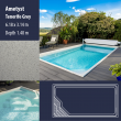 2802 Ametyst Compact Ceramic IG Pool Package Tenerife Grey - 6,18 x 3,14 m x 1,40 m dyb