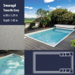2806 Smaragd Compact Ceramic IG Pool Package Tenerife Grey - 6,00 x 3,20 m x 1,40 m deep