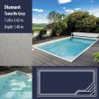 2808 Diamant Compact Ceramic IG Pool Package Tenerife Grey - 7,20 x 3,42 m x 1,40 m dyb